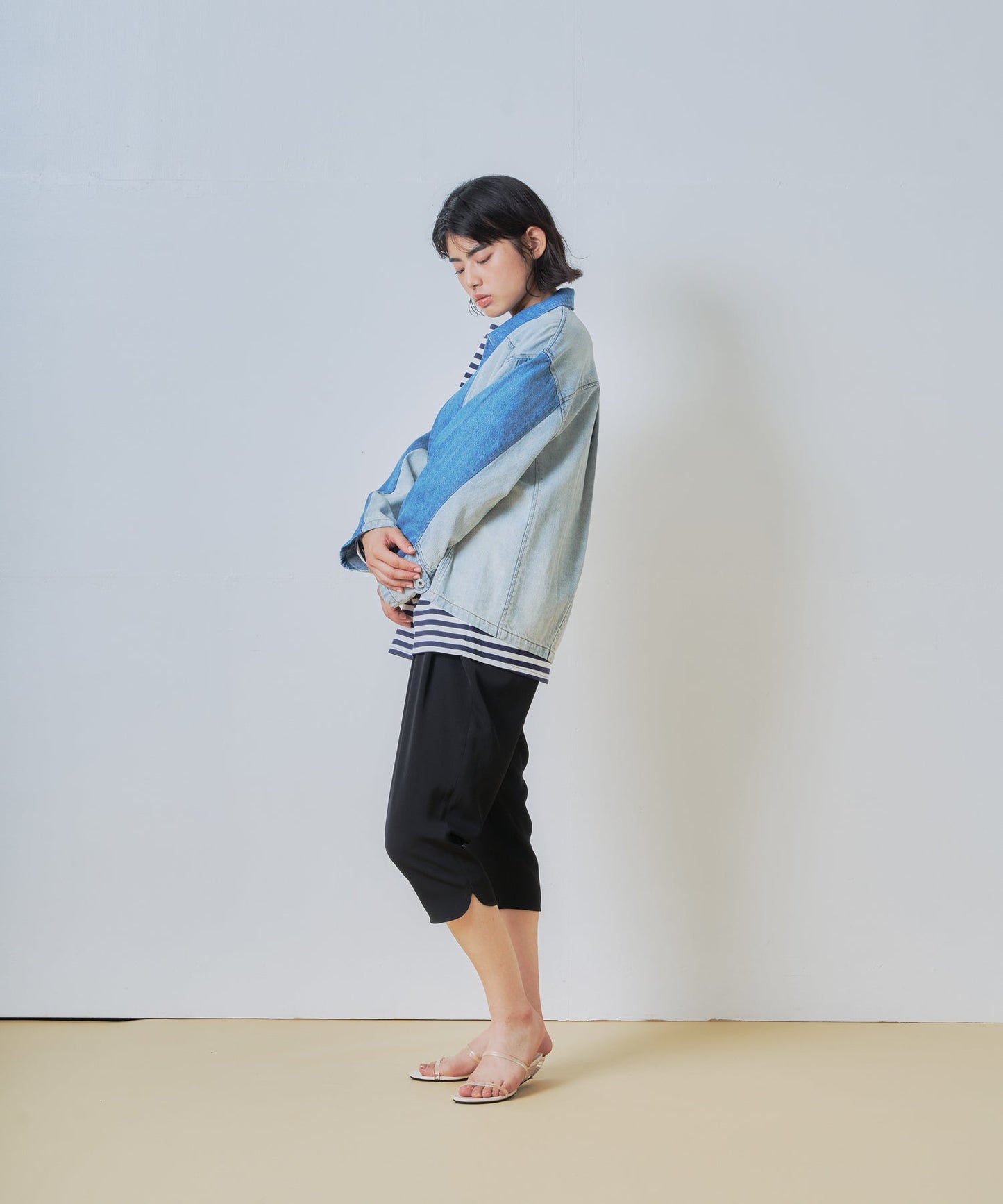 denim zip jacket / WHT26HJK4060