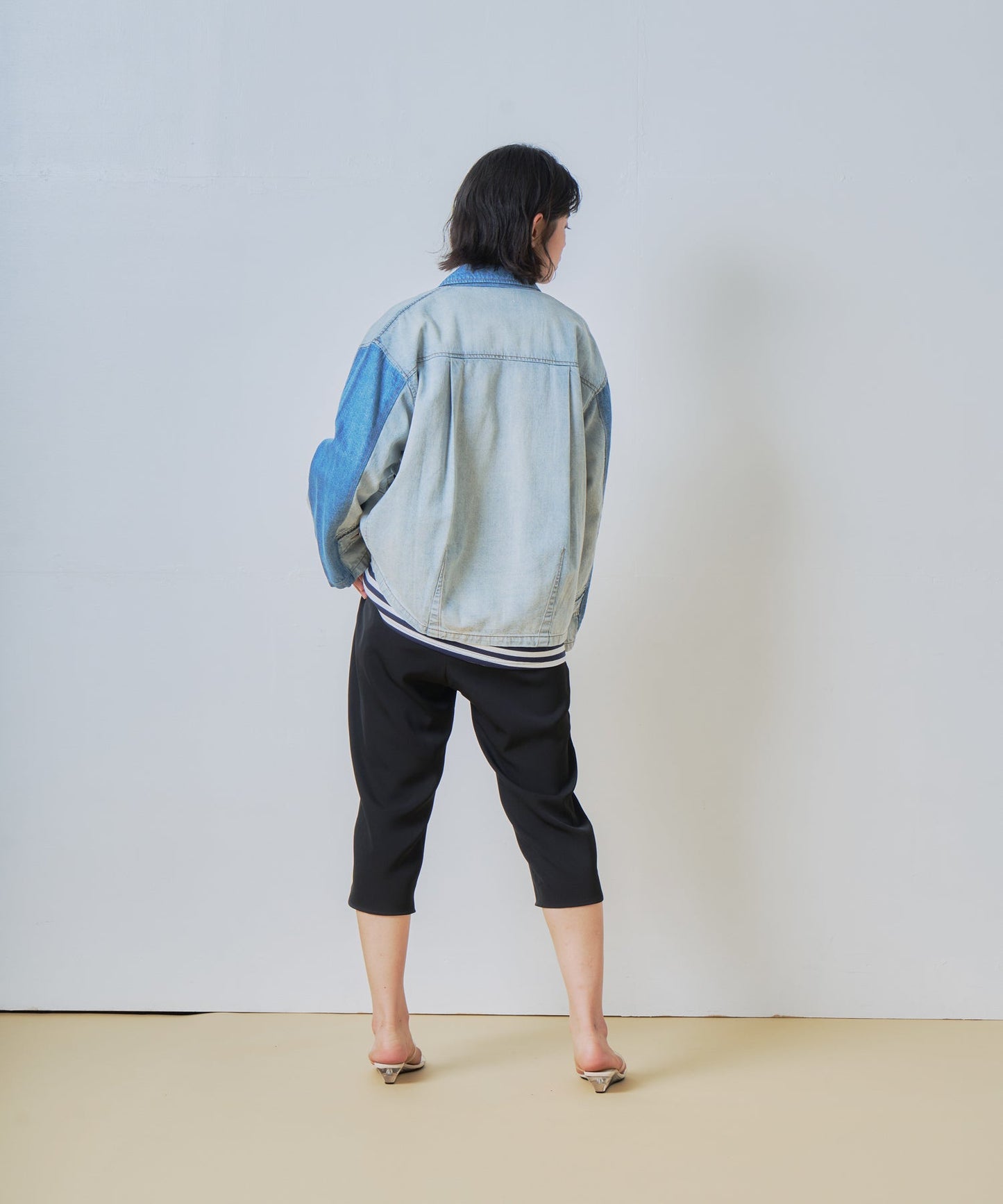denim zip jacket / WHT26HJK4060