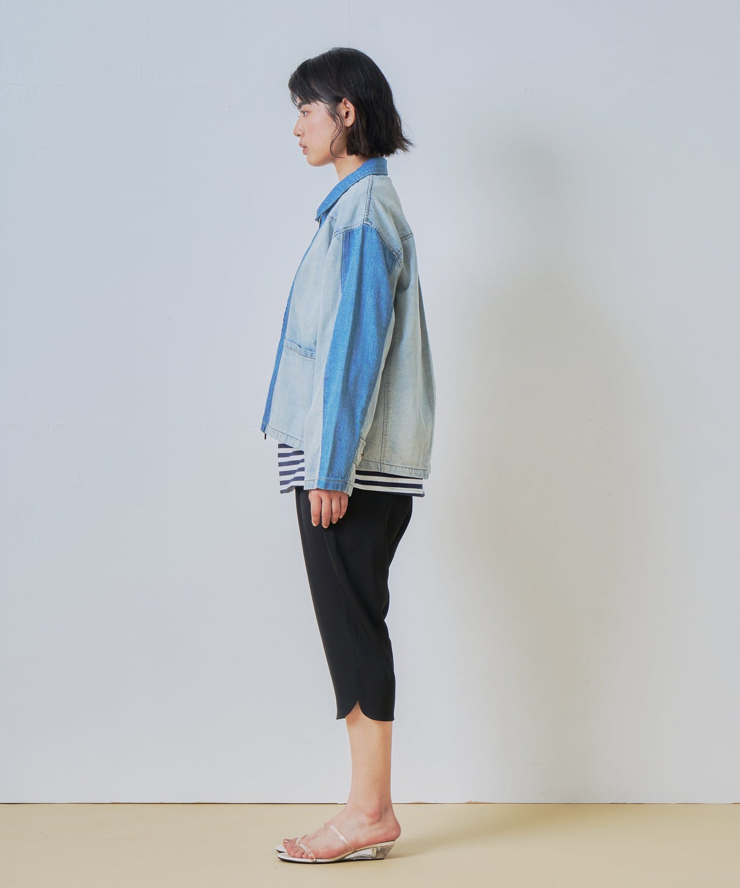 denim zip jacket / WHT26HJK4060