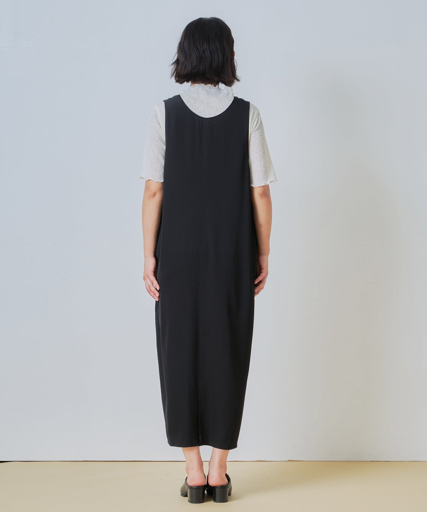 u neck cocoon dress / WHT26HOP4079