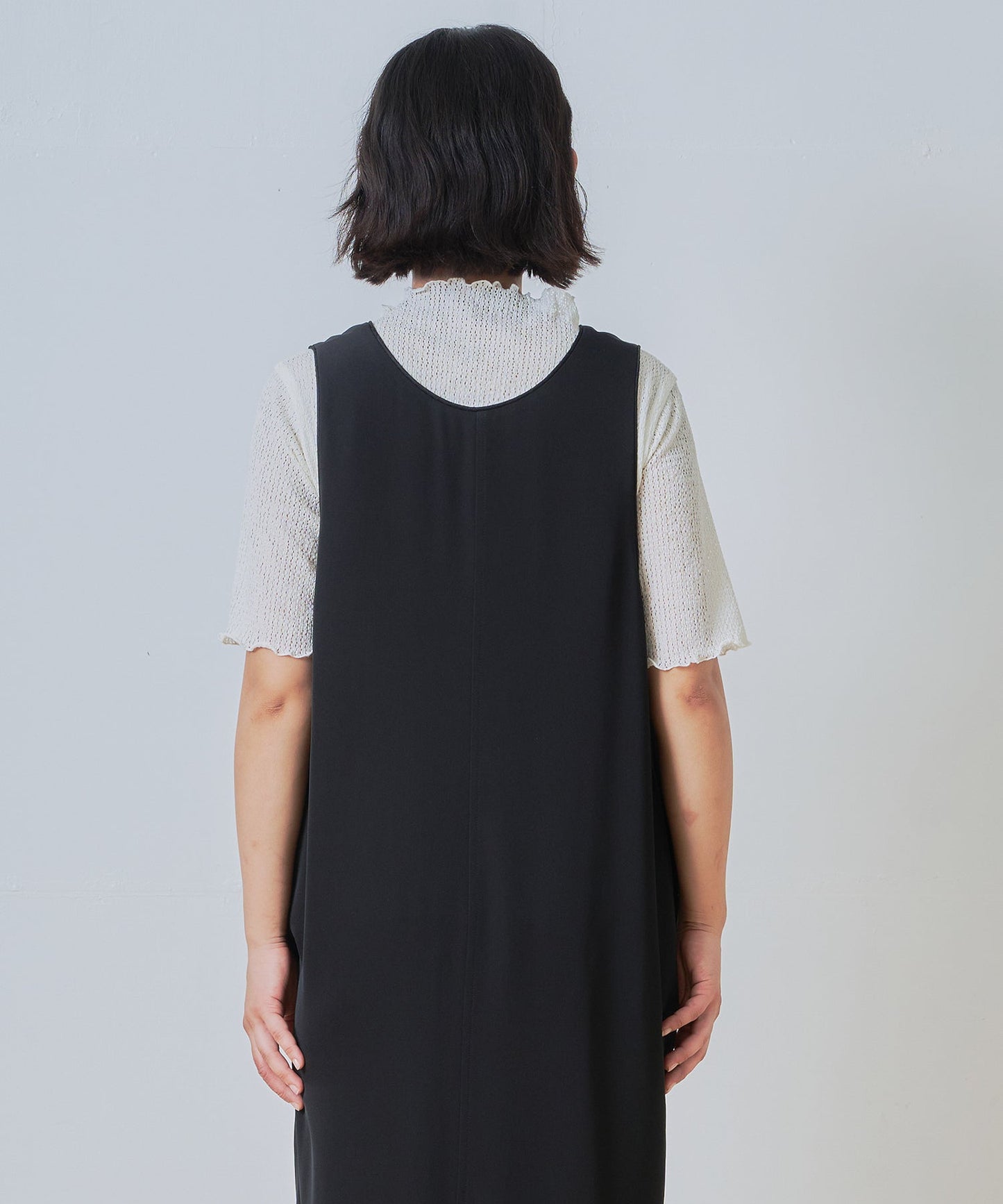 u neck cocoon dress / WHT26HOP4079