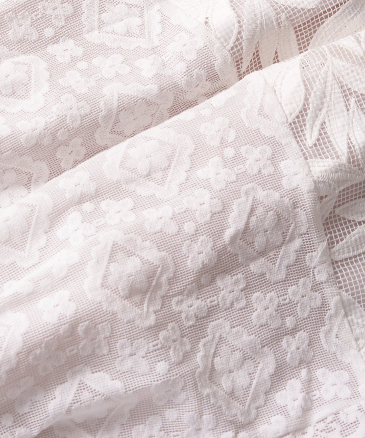 lace combination pants / WHT26HPT4063