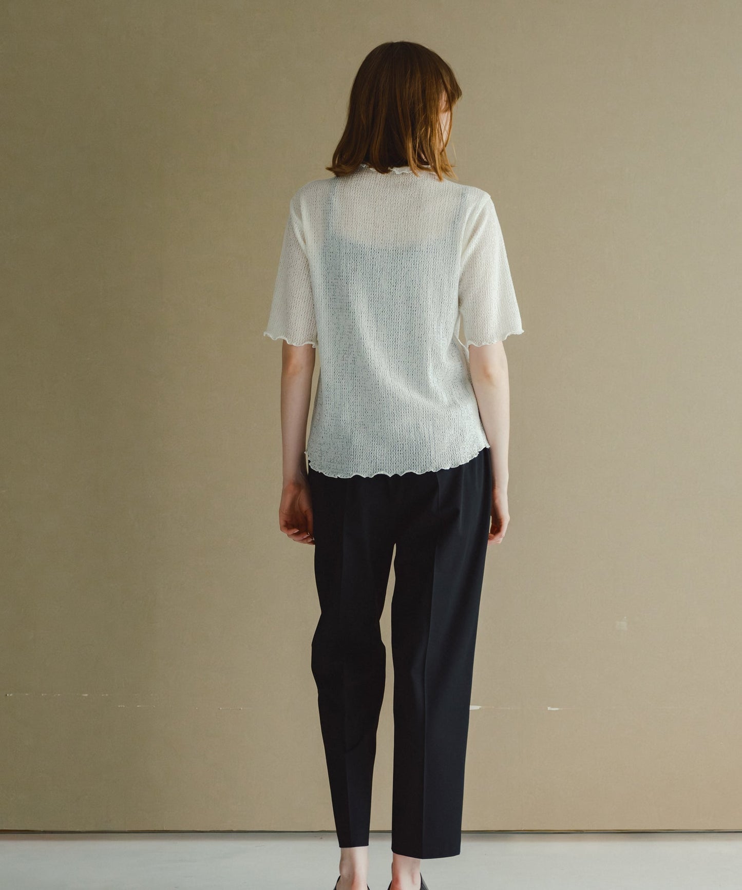 centerpress trouser / WHT26HPT4064