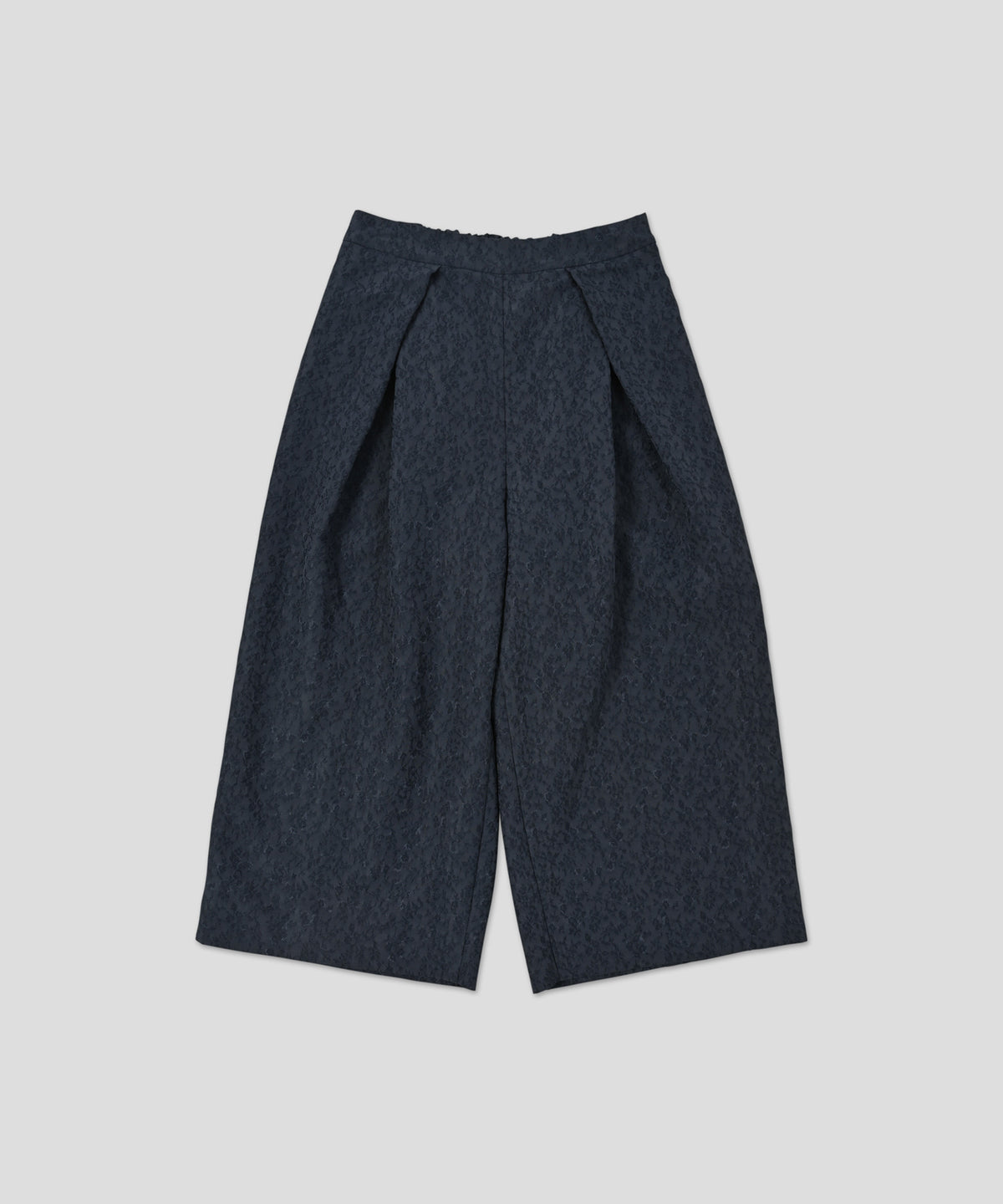 jacquard tuck trouser / WHT26HPT4067
