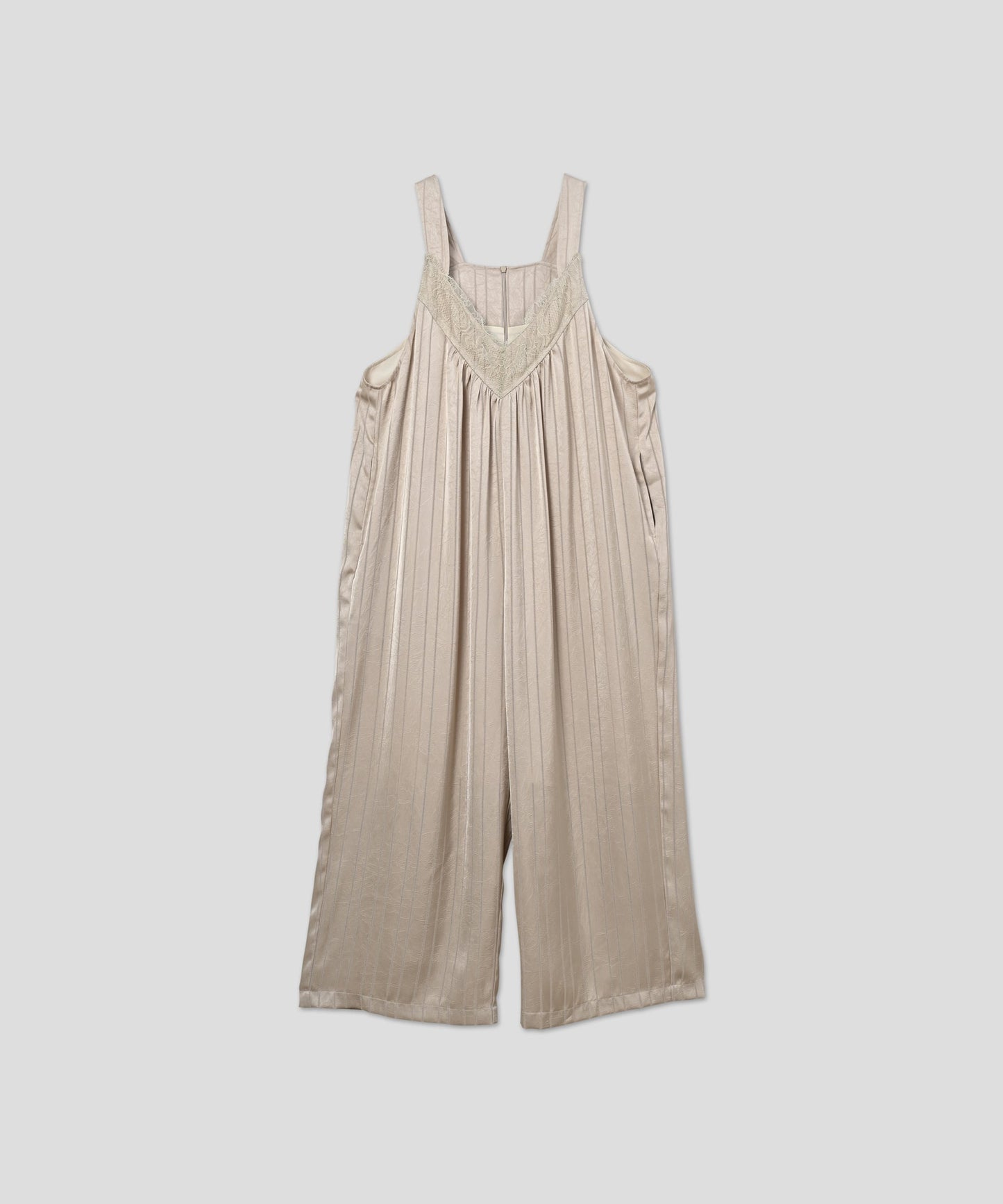 lace stain overall / WHT26HPT4069