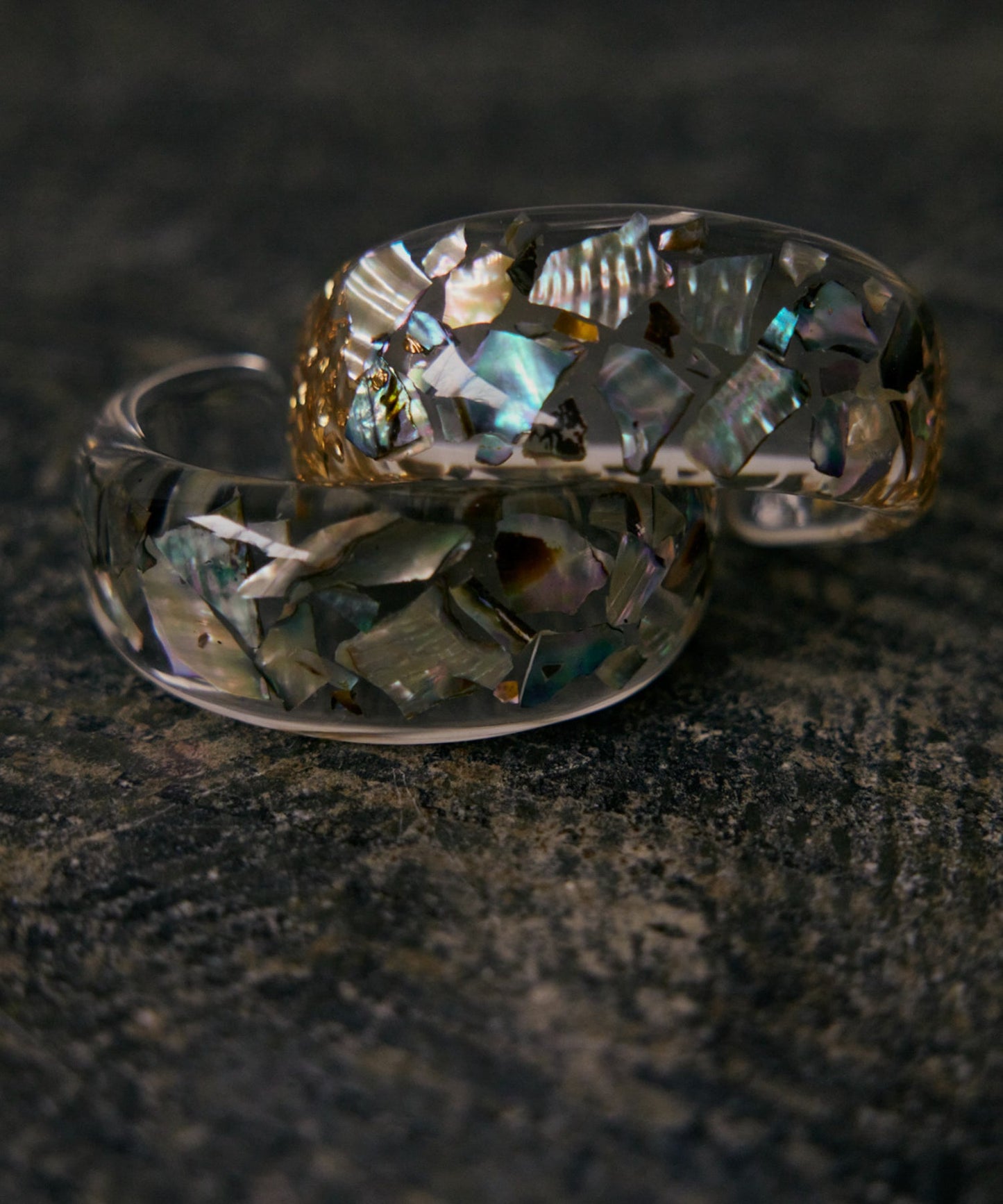 wide shell bangle