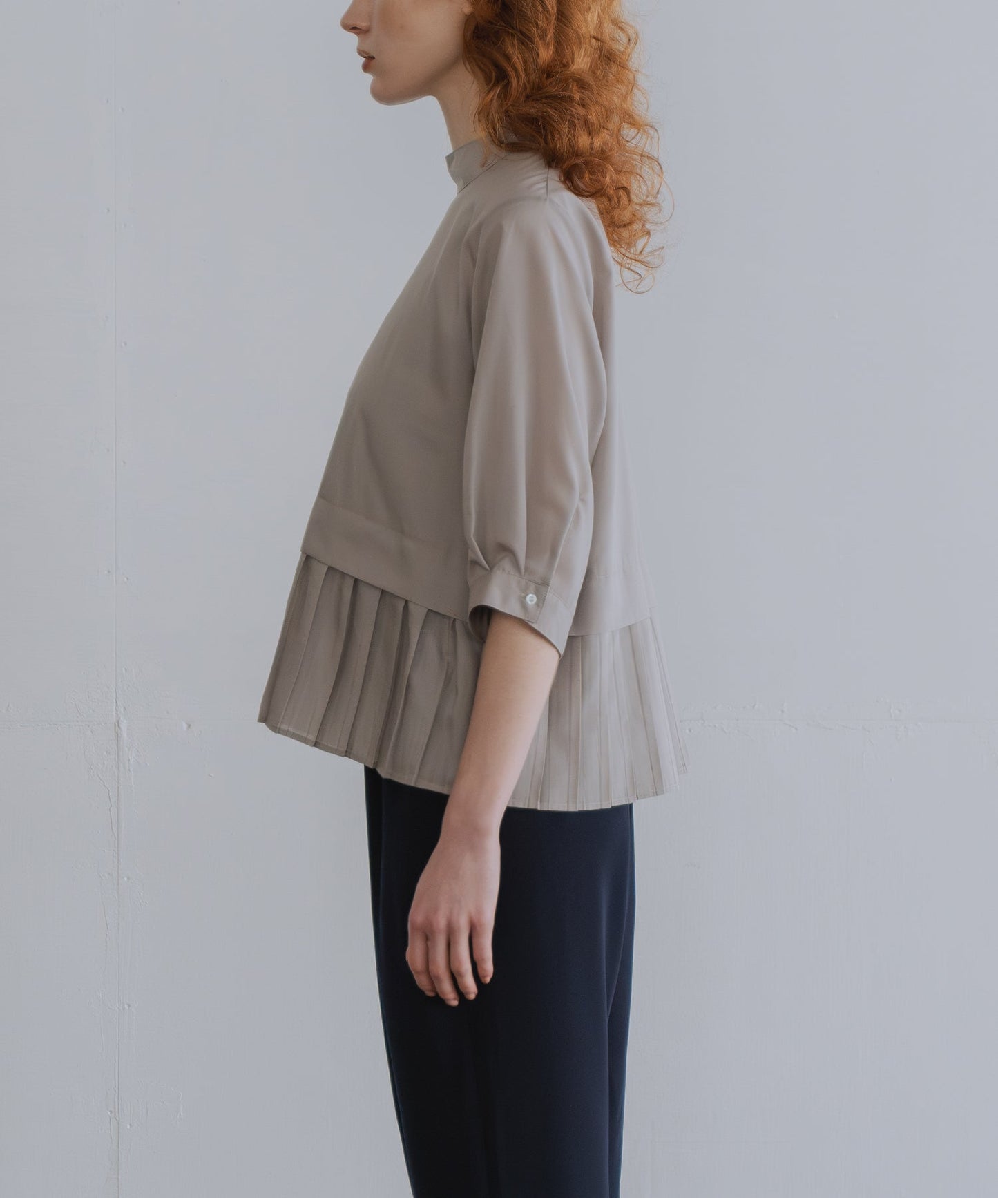 hem pleats blouse