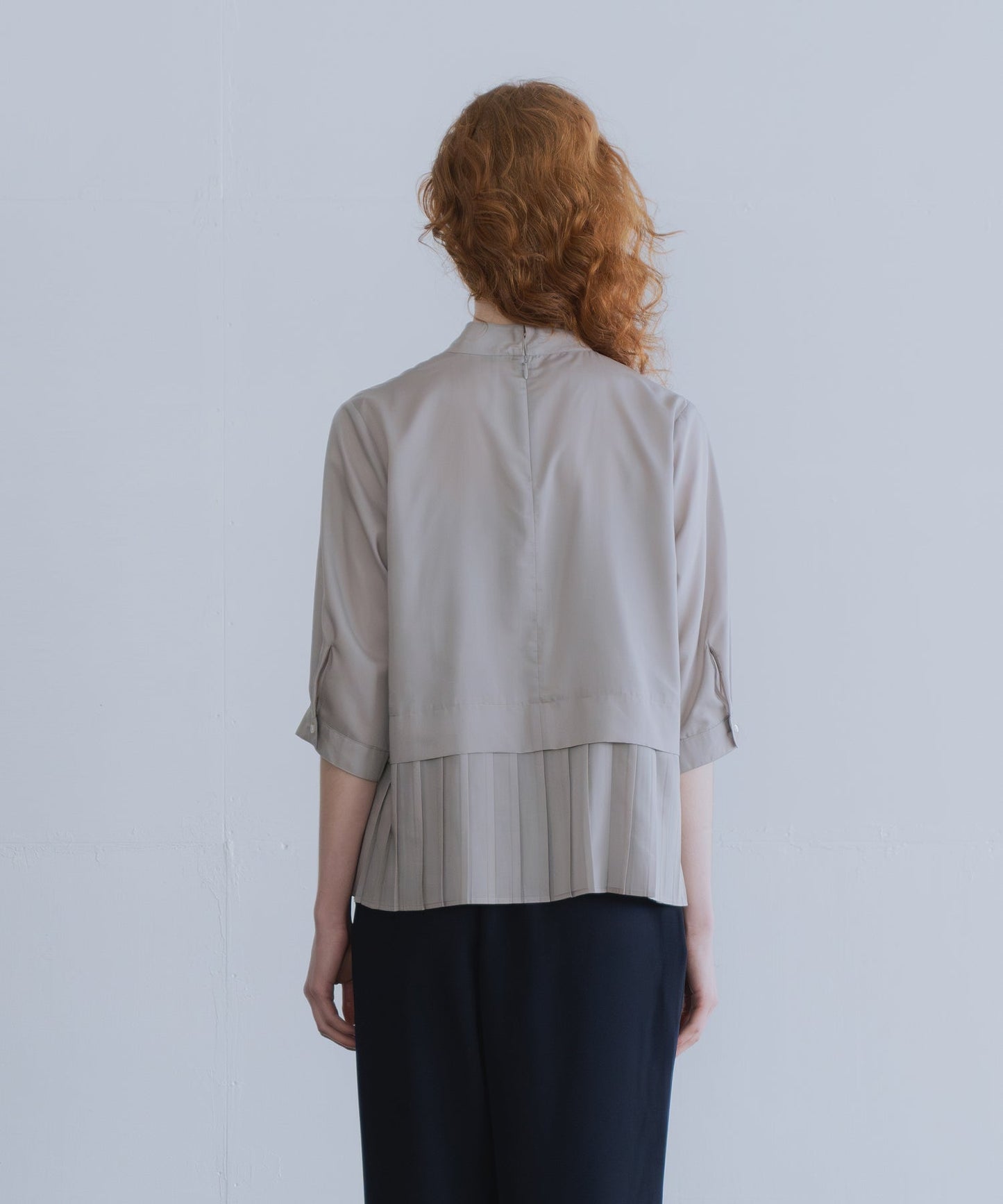 hem pleats blouse