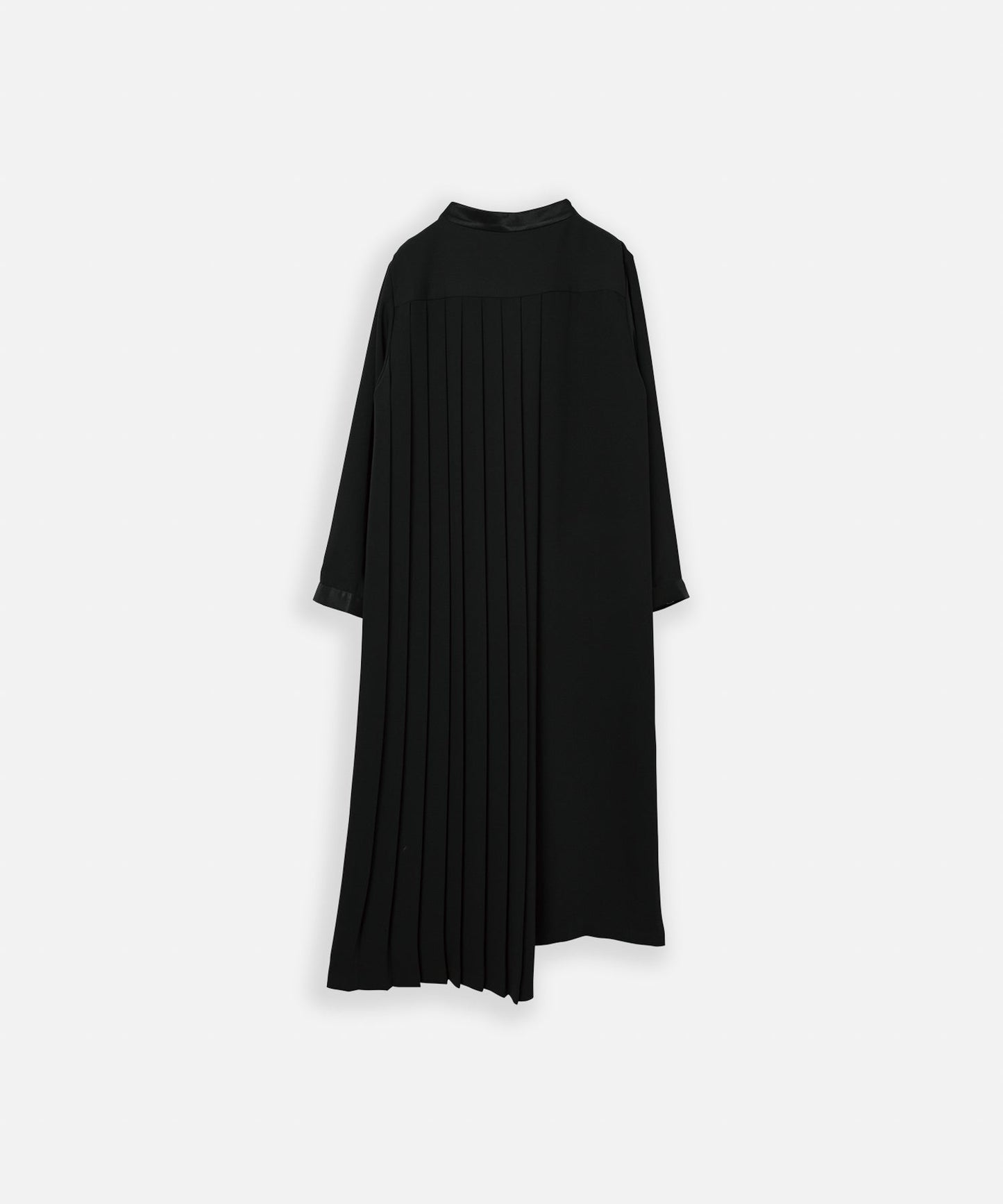 asymmetry pleats dress