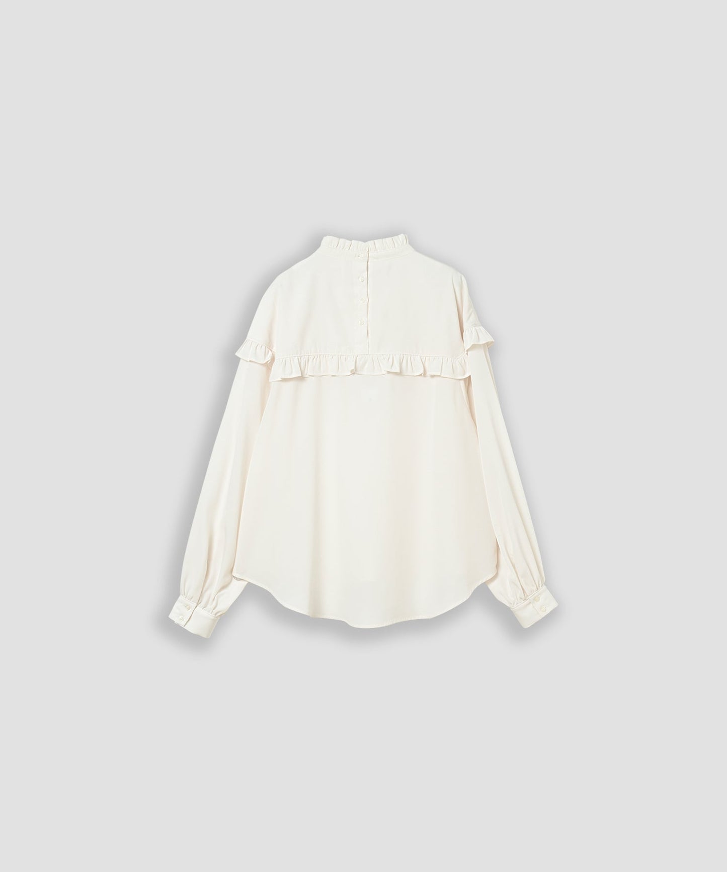 frill collar blouse