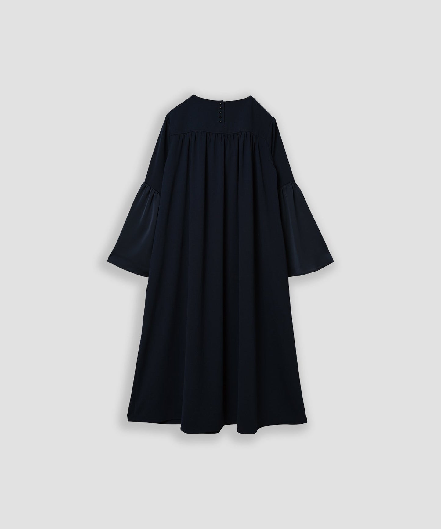 slit sleeve gather dress