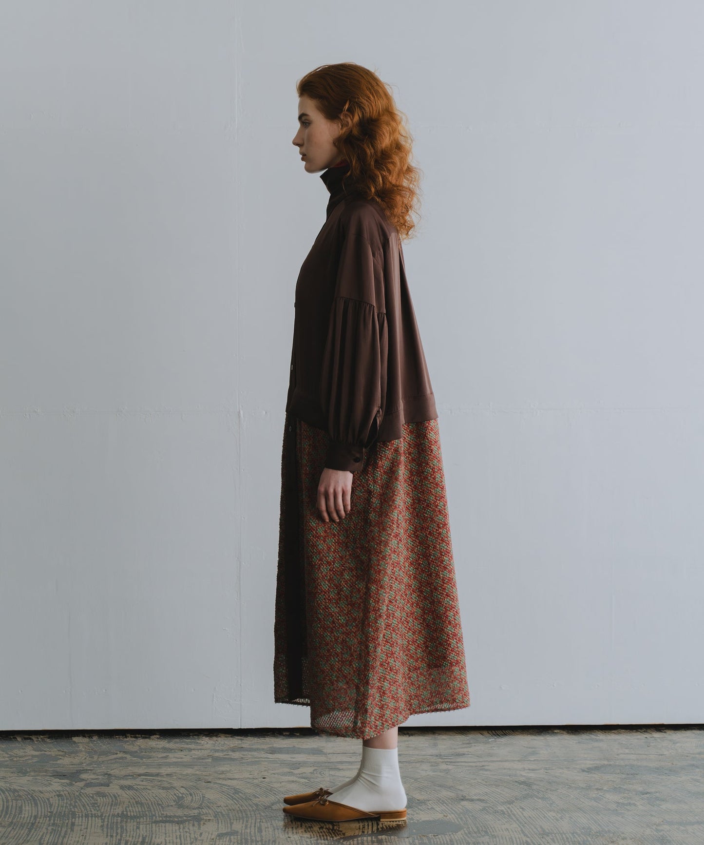 combination Jacquard dress