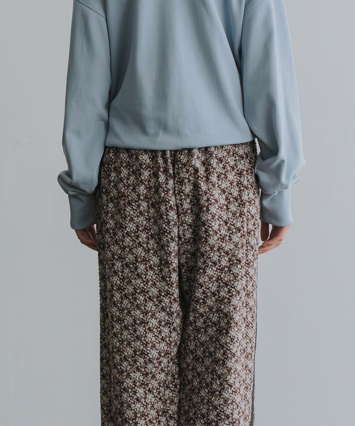 jacquard side line pants