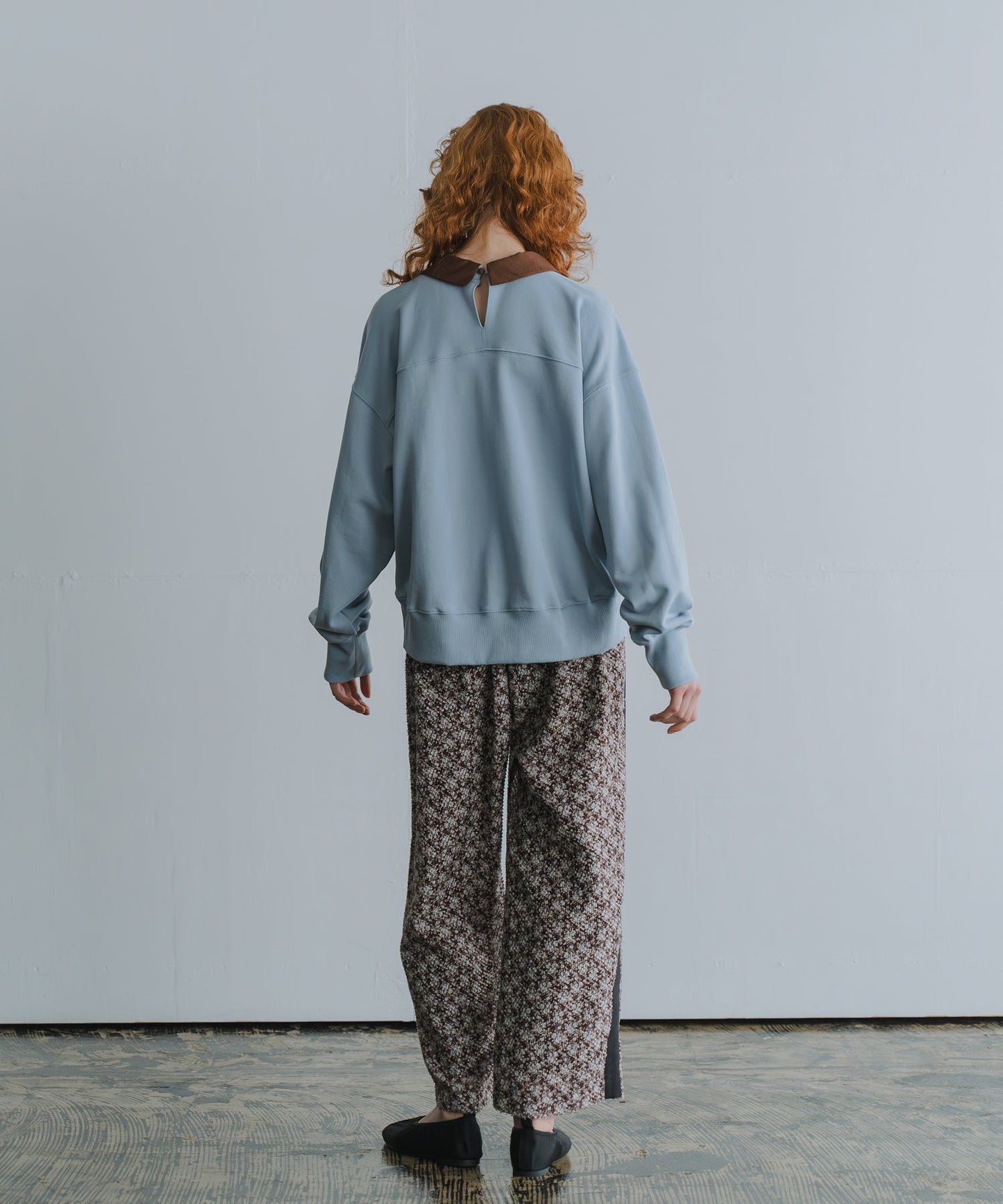 jacquard side line pants