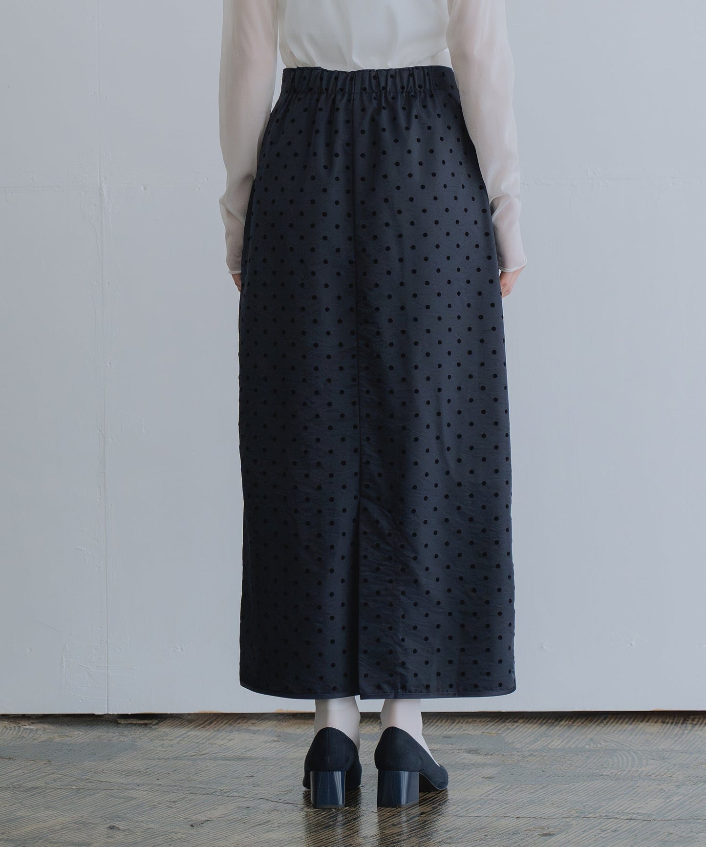 dot straight skirt