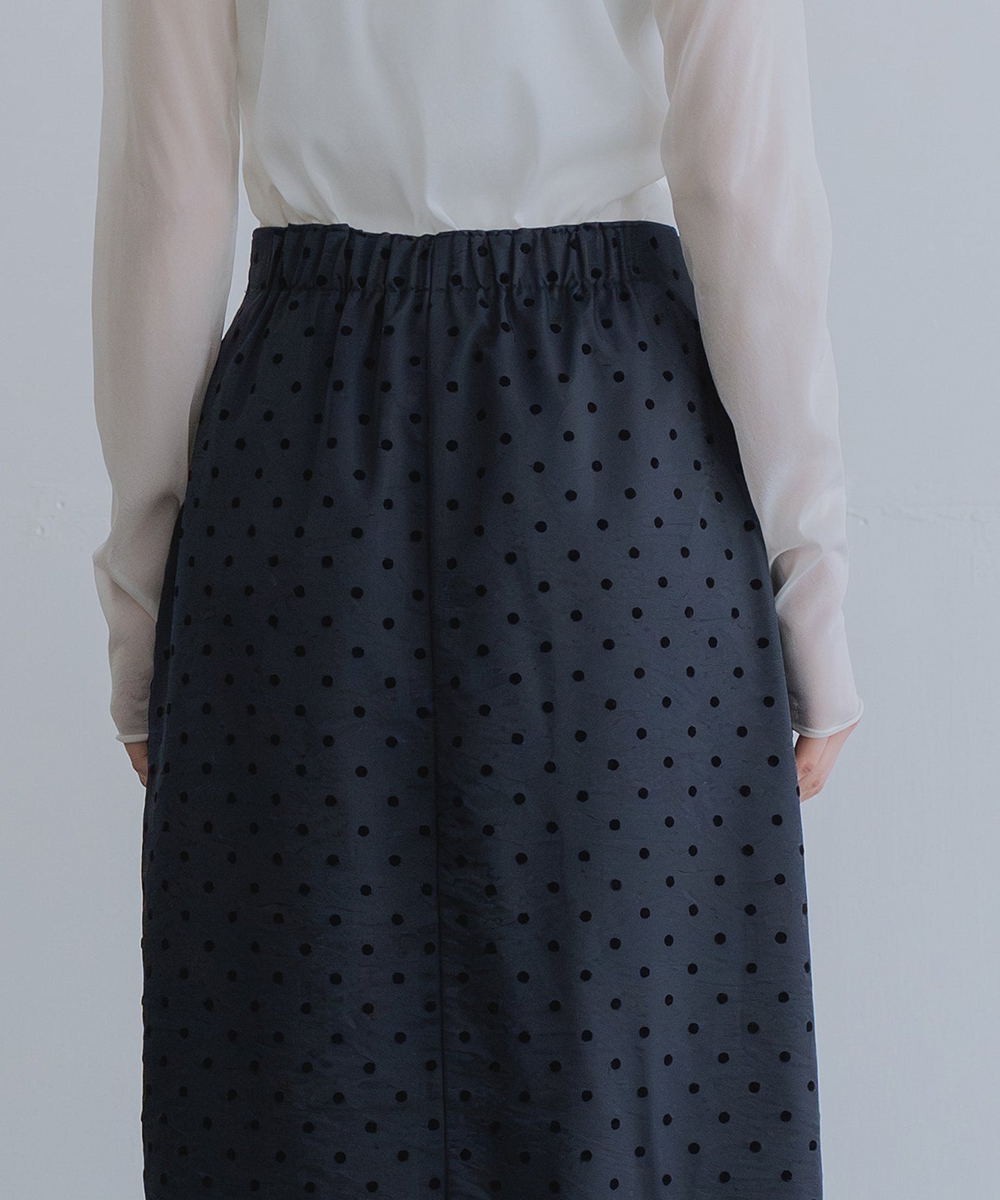 dot straight skirt